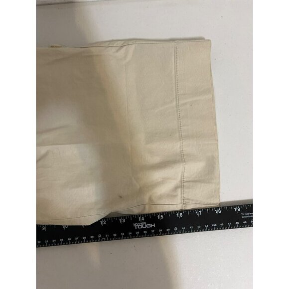 St. John's Bay Stretch Sz 14 Khaki Adjustable Length Crop Lightweight Pants - Picture 7 of 8